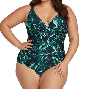 NEW Artesands Palmspiration Delacroix Multi Cup One Piece Swimsuit 20 D/DD